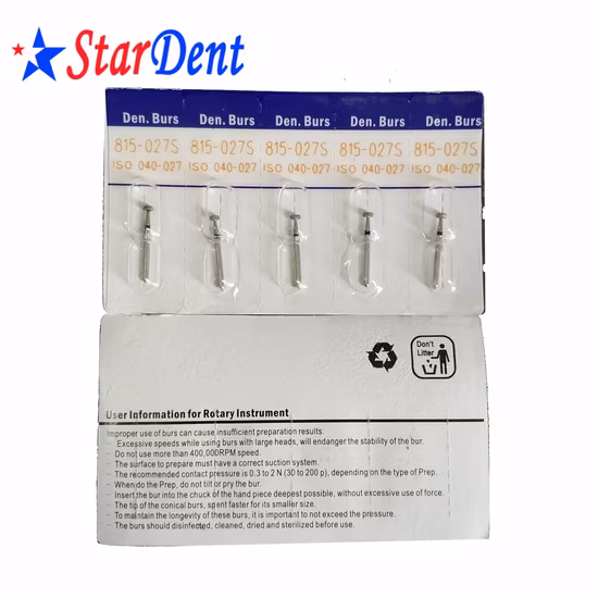 Novas brocas dentárias de diamante do laboratório médico do hospital, equipamento clínico para dentista e diagnóstico cirúrgico