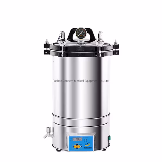35L 50L 75L 100L 120L 150L Esterilizador automático de autoclave a vapor vertical em aço inoxidável para substrato de cogumelo